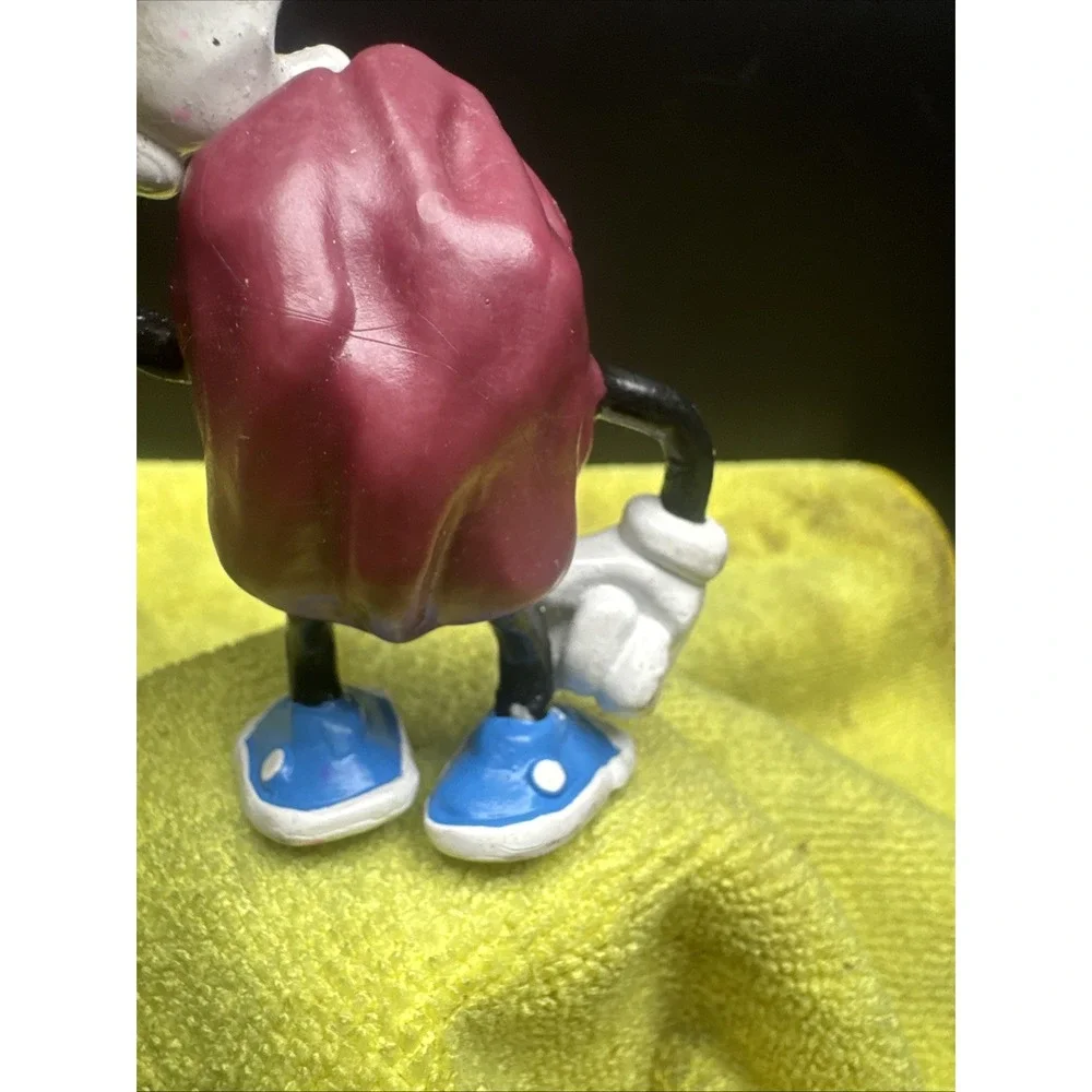 Vintage‎ California Raisins PVC Figure Justin X Grape 1987 Calrab Promo Toy 3